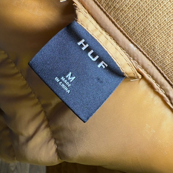HUF for heavy weather The Tundra jacket in honey mustard Men’s Medium - Picture 10 of 10